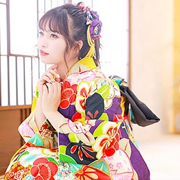 ご利用頂いたお客様のご紹介 青【振袖 撮影のみでお考えの方必見】11,000円～シャレニーハタチの思い出を残せる注目のキャンペーンがスタート｜シャレニー