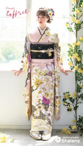 木下絵里香×振袖-ピンク｜成人式の新作振袖ご紹介　CF-103