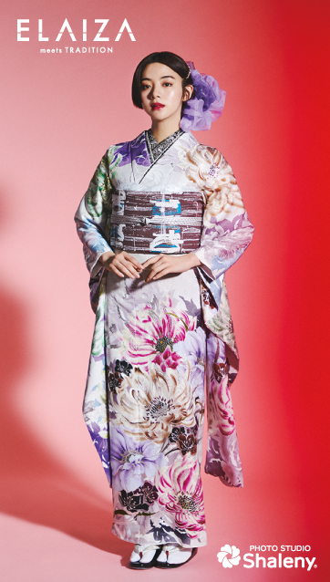 池田エライザの振袖-ピンク|成人式の新作振袖ご紹介 El-706