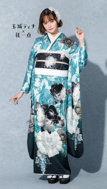 グレージュ髪飾り、しごき帯ほか一式☆成人式☆玉城ティナ つまらな