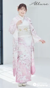久間田 琳加 ×Allure（アリュール））の振袖-ピンク|成人記念の新作振袖ご紹介　AL-202