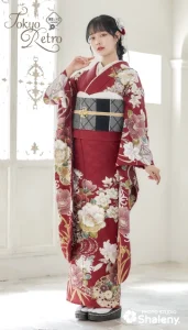 “松本恵莉紗ちゃん”着用の振袖-赤｜成人記念の新作振袖ご紹介　TR-611