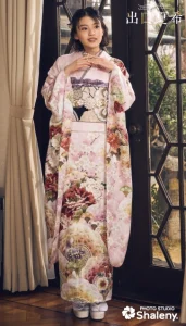 “出口夏希”ちゃんの振袖-ピンク｜成人記念の新作振袖ご紹介　DN-10