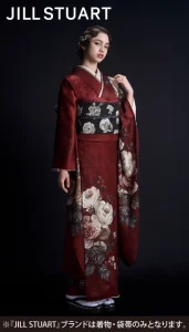 JILL STUART（ジル スチュアート）ヴィンテージレッド|ハタチ記念の新作振袖ご紹介　JI-123