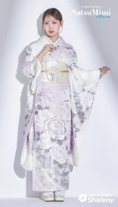 なつみちゃん着用“NatsuMimi”の振袖-ピンク|ハタチ記念の新作振袖ご紹介　NAT-202