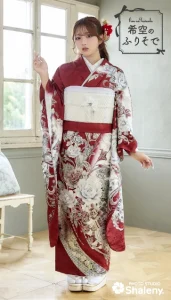 “希空(のあ)”ちゃんの振袖-赤|成人記念の新作振袖ご紹介 NOA-008