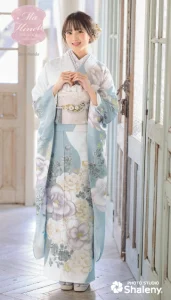 Ma Minette×本田紗来の振袖-水色|ハタチ記念の新作振袖ご紹介　MAF-704
