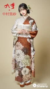 九重 × 中村里砂の振袖-朽葉色|成人記念の新作振袖ご紹介 RN-612