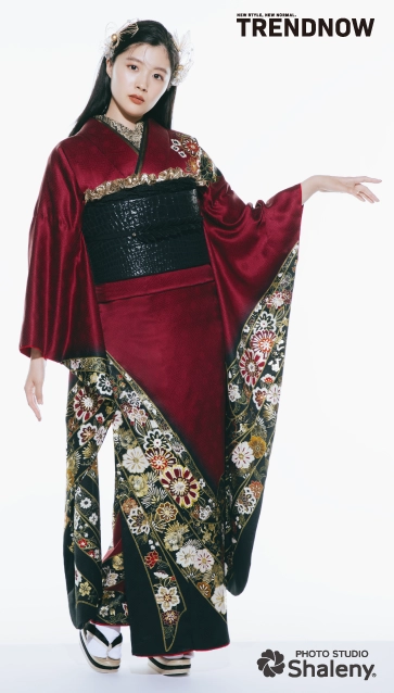 川床明日香 ×TRENDNOW（トレンドナウ）の振袖-赤|ハタチ記念の新作振袖ご紹介　TN-263