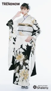 菊池日菜子 ×TRENDNOW（トレンドナウ）の振袖-白|ハタチ記念の新作振袖ご紹介　TN-264
