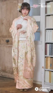 きゅるして×LARME（ラルム）の振袖-ピンク|ハタチ記念の新作振袖ご紹介　KYU-016