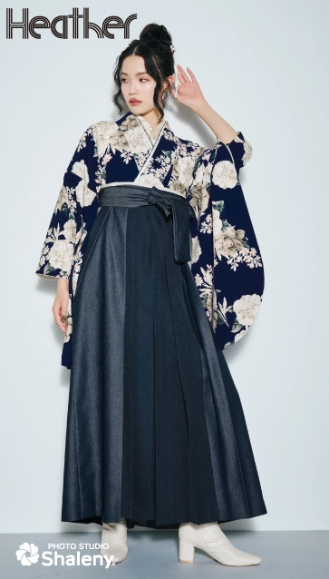 “Heather”の卒業式袴レンタル｜卒業式の袴ご紹介　HN-56