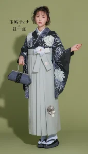 “玉城ティナ×紅一点 ”の卒業式袴レンタル|卒業式の袴ご紹介 IN-54