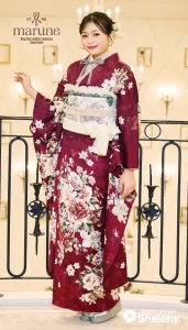 marune-赤|ハタチ記念の新作振袖ご紹介　M-604