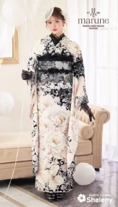 marune-白|ハタチ記念の新作振袖ご紹介　M-606