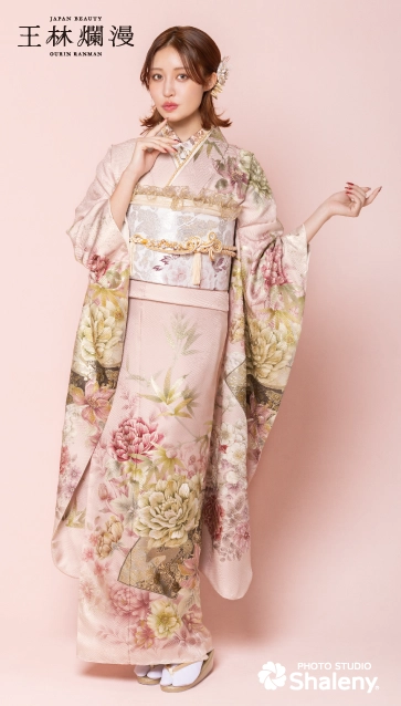 王林爛漫-ピンク|ハタチ記念の新作振袖ご紹介　OR-344