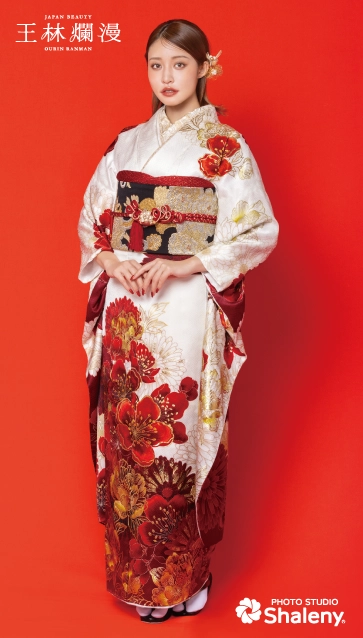 王林爛漫-白|ハタチ記念の新作振袖ご紹介　OR-349