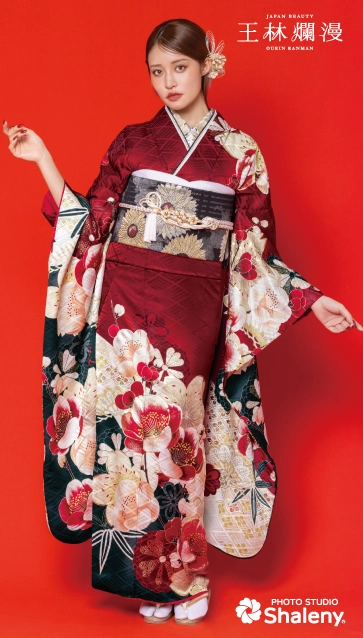 王林爛漫-赤|ハタチ記念の新作振袖ご紹介　OR-350