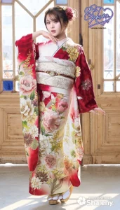 “Sakura(さくら)”ちゃんの振袖-赤|ハタチ記念の新作振袖ご紹介　SAF-25