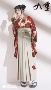 “九重”の卒業式袴レンタル｜卒業式の袴ご紹介　KN-54