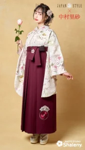 “JAPAN STYLE×中村里砂”の卒業式袴レンタル｜卒業式の袴ご紹介　JN-53