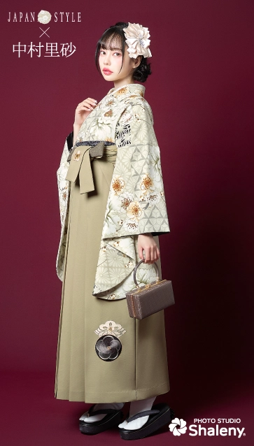 “JAPAN STYLE×中村里砂”の卒業式袴レンタル｜卒業式の袴ご紹介　JN-54