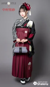 “JAPAN STYLE×中村里砂”の卒業式袴レンタル｜卒業式の袴ご紹介　JN-56