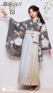 “桜田ひより × 百華”の卒業式袴レンタル｜卒業式の袴ご紹介　HD-1