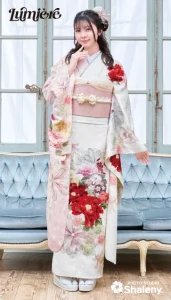“星乃夢奈×Lumiere”の振袖-白|成人記念の新作振袖ご紹介 LF-22