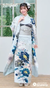 “星乃夢奈×Lumiere”の振袖-水色|成人記念の新作振袖ご紹介 LF-24