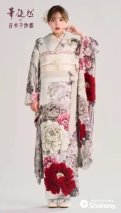 吉木千沙都×華徒然-白|ハタチ記念の新作振袖ご紹介 HT-251