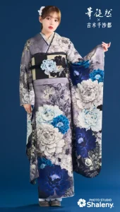 吉木千沙都×華徒然-紫|ハタチ記念の新作振袖ご紹介 HT-253