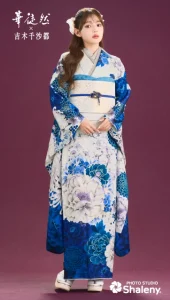 吉木千沙都×華徒然-白|ハタチ記念の新作振袖ご紹介 HT-271