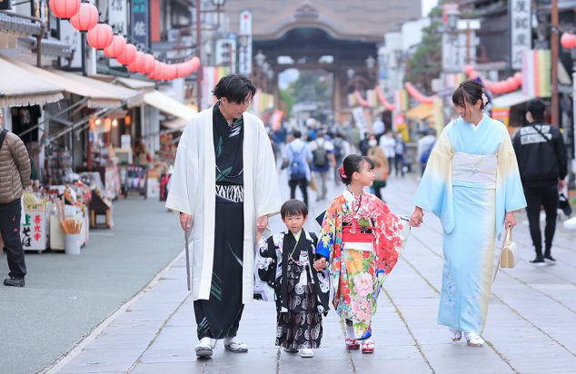 七五三　お参り　神社　お寺