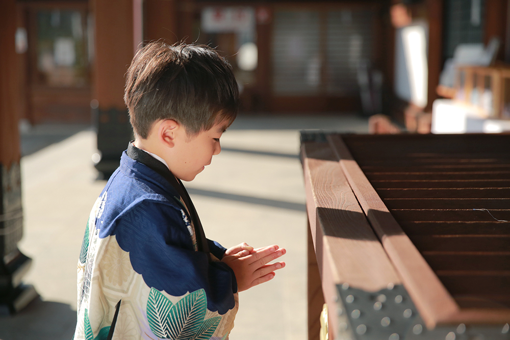 七五三　お参り