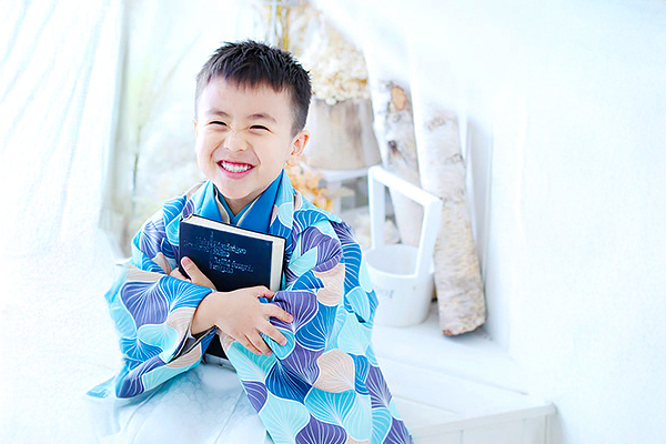 シャレニーで七五三撮影をした5歳の男の子｜写真撮影をした親子の感想②