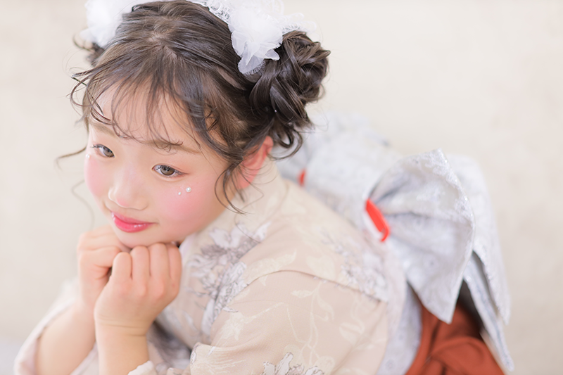 シャレニーで七五三撮影をした7歳の女の子｜写真撮影をした親子の感想①