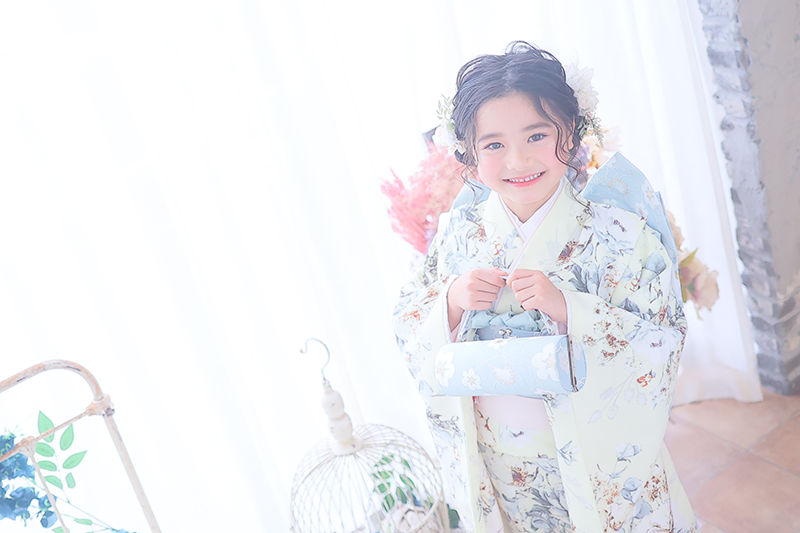 シャレニーで七五三撮影をした7歳の女の子｜写真撮影をした親子の感想①