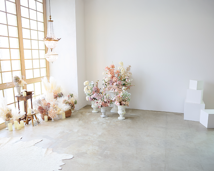 富山市フォトスタジオ｜シャレニープラス総曲輪フェリオ店スタジオ写真3｜ウェディング、振袖、七五三、お宮参り撮影ならシャレニーへ