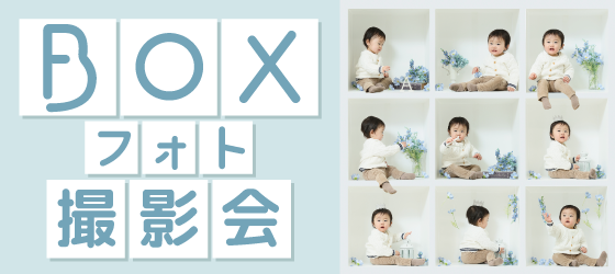 【新潟市】BOXフォト｜こども写真撮影が大人気の写真館｜シャレニーデッキー401店｜新潟市で注目のフォトスタジオ