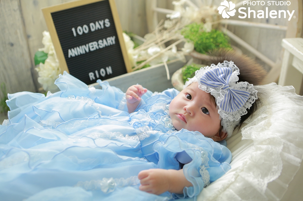 お宮参り撮影♡お食い初め撮影するならシャレニー佐久店で