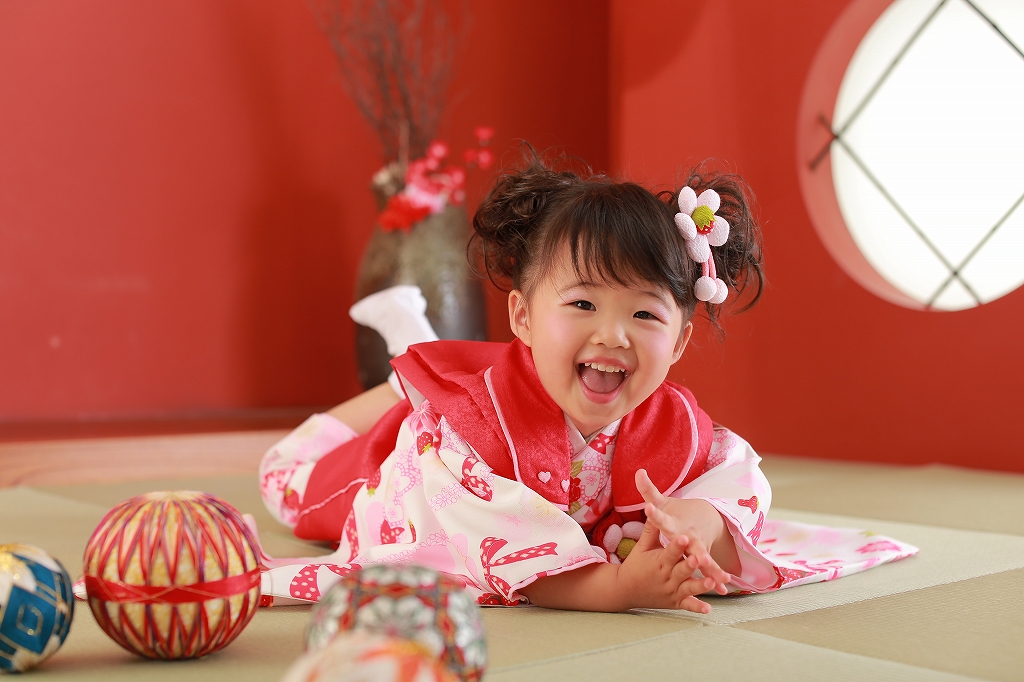 七五三♡3歳さんには二つアップのヘアが人気です！ - シャレニー上田店